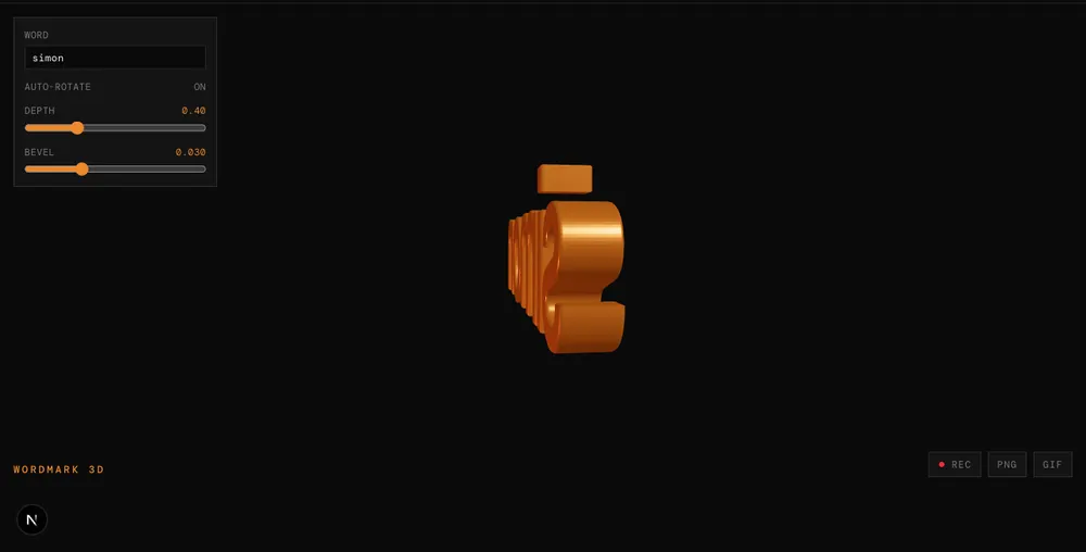Wordmark 3D
